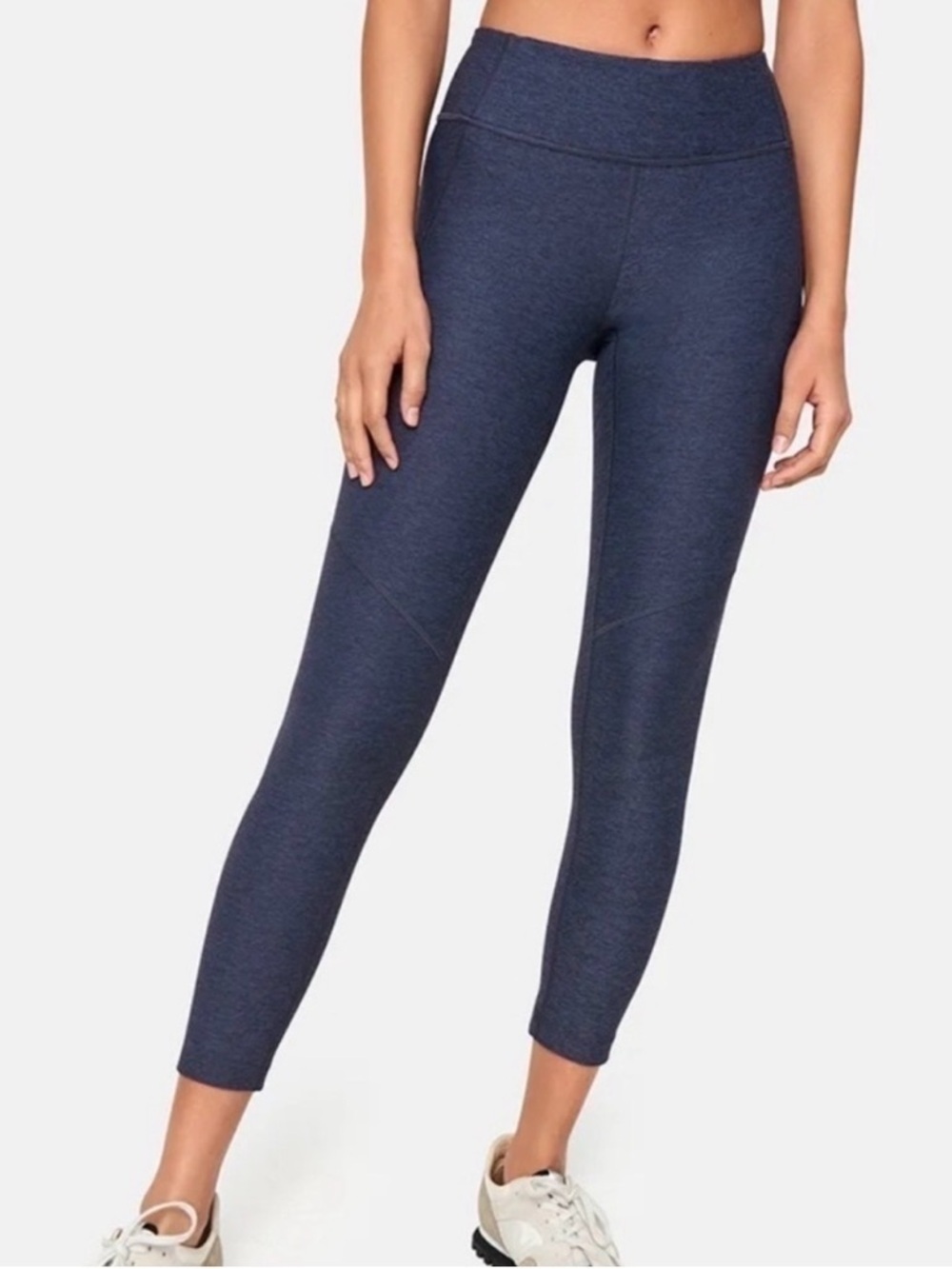 Outdoor Voices Warm-Up Crop Leggings Navy